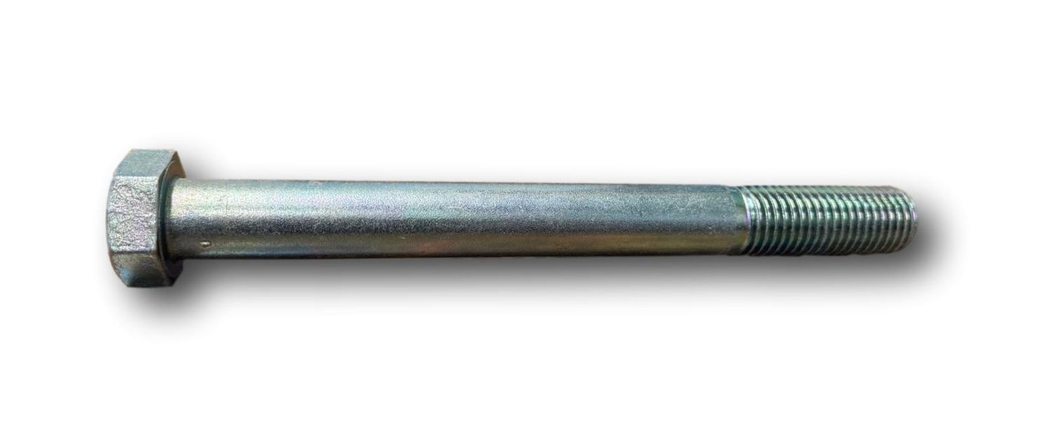1&quot;-8 x 10&quot; Blue Rinsed Grade 8 Steel Coarse Thread Hex Cap Screws (2 Pack) (06662)