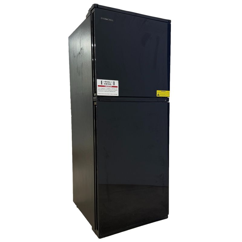 Ever Chill 12V DC Refrigerator Freezer 10.7 cu. ft. Black Dual Swing (SRD-360WTG-ED)