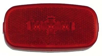 LED 4&quot;  x 2&quot; Marker Light Red/White Base J-625-RW