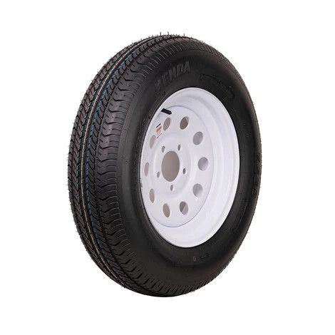 Kenda Load Star | ST205/75D15 | Trailer Tire | White Mod | Load Range D | 5 on 4.5&quot; Bolt Pattern
