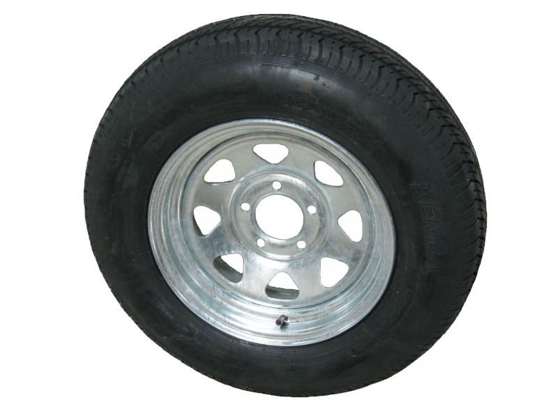 Kenda Load Star | ST175/80D13 | Trailer Tire |  Galvanized Spoke | Load Range C | 5 on 4.5&quot; Bolt Pattern