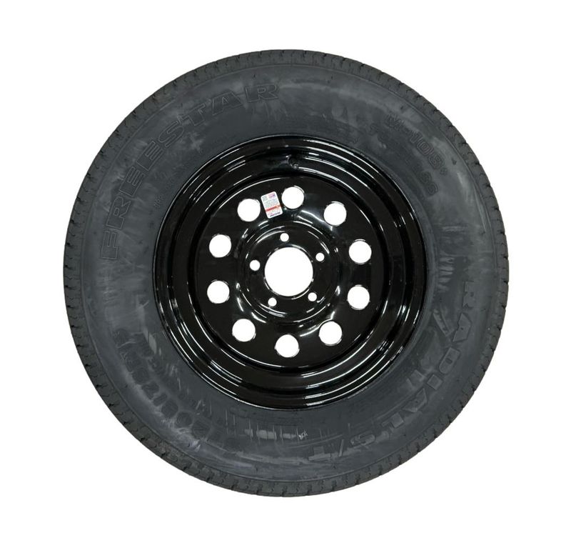 Freestar | ST205/75R15 | Trailer Tire |	Black Mod | Load Range D | 5 on 5" Bolt Pattern