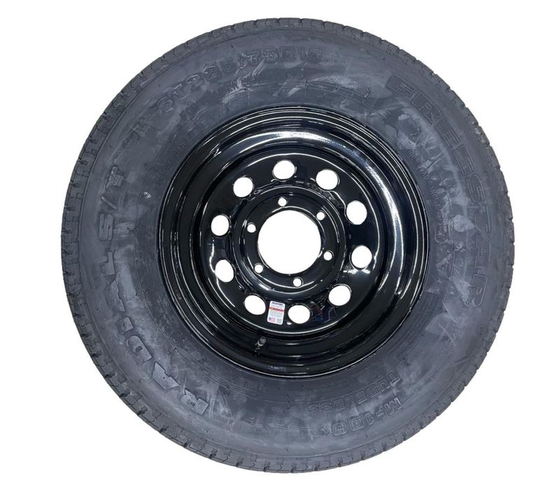 Freestar | ST225/75R15 | Trailer Tire | Black Mod | Load Range E | 6 on 5.5&quot; Bolt Pattern