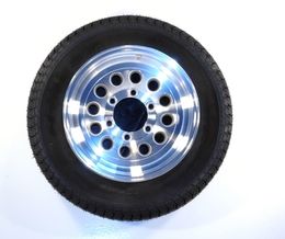 Kenda Load Star | ST225/75R15 | Aluminum Wheel &amp; Trailer Tire | Aluminum Mod | Load Range D | 6 on 5.5&quot; Bolt Pattern
