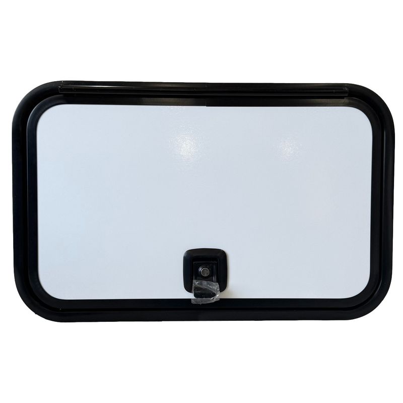 RV Compartment Door | Top Hinge | 27-1/8" L x 17-1/4" W x 1-7/8" D | White | V000959411