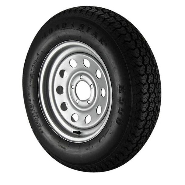 Kenda Loadstar | ST205/75R15 | Trailer Tire | Silver Mod | Load Range D | 5 on 4.5&quot; Bolt Pattern