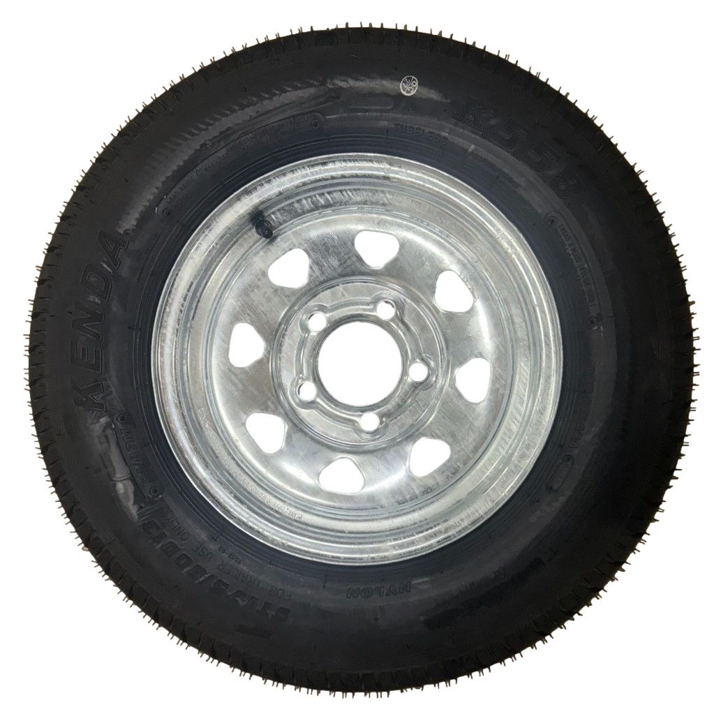 Kenda Load Star | ST175/80D13 | Trailer Tire |  Galvanized Spoke | Load Range C | 5 on 4.5&quot; Bolt Pattern