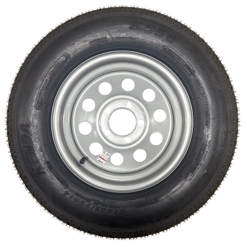Kenda Loadstar | ST205/75D14 | Trailer Tire | Silver Mod | Load Range C | 5 on 4.5" Bolt Pattern