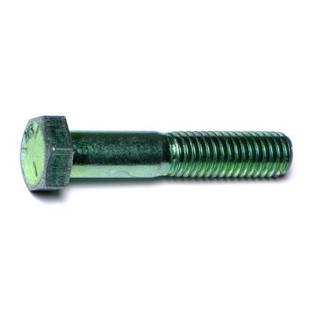 3/8&quot;-16 x 2&quot; Green Rinsed Zinc Hex Cap Screws (1lb Bag) (05869)