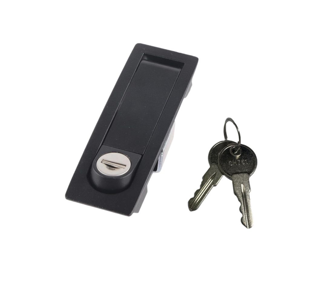 Compression Latch Lock with Keys | Black | 45BK-751