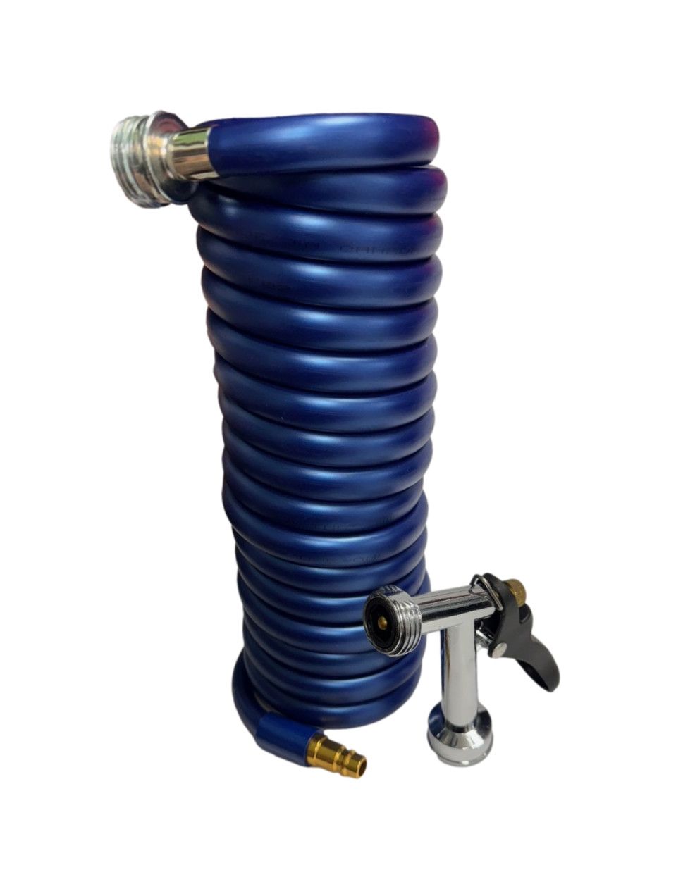 3/8&quot; x 15&#39; Spring Hose with Nozzle (SA-HOSE-15ASY)
