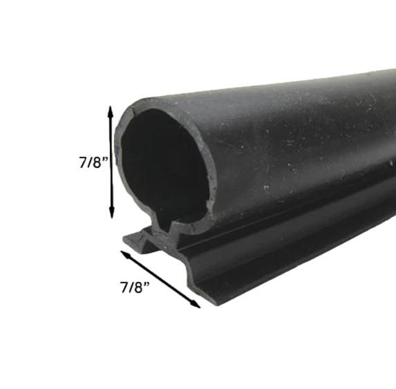 D-Shaped Bulb Seal Screwcover Insert with Keyhole (By the Foot) 1291