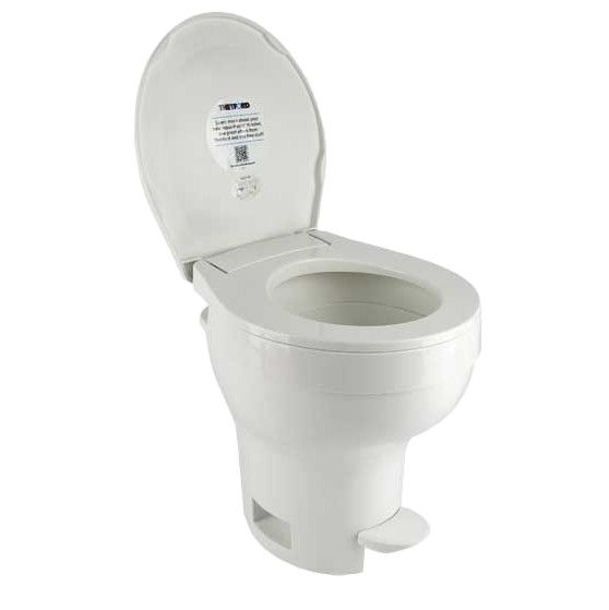 Thetford Aqua-Magic VI High Profile RV Toilet – White with Foot Pedal Flush (31835)