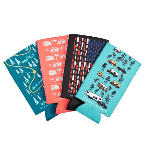 Skinny Can Holders | 4 Pack Insulated Sleeves for Slim Cans | 53309