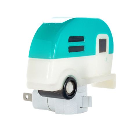 Life is Better at the Campsite” Camper Nightlight | Blue | 53103