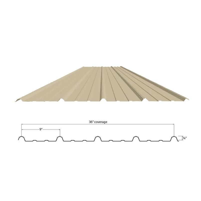 RAM Barn Metal Roofing 28 Gauge 8' Long – Multiple Colors Available, Color: Burgundy