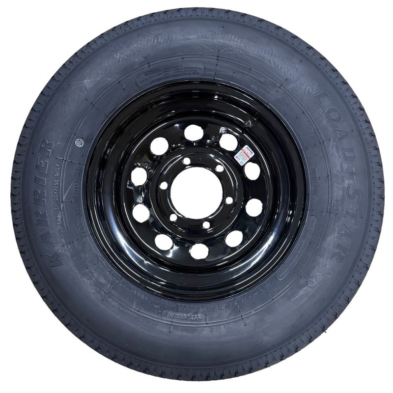 Kenda Loadstar | ST225/75R15 | Trailer Tire | Black Mod | Load Range E | 6 on 5.5&quot; Bolt Pattern
