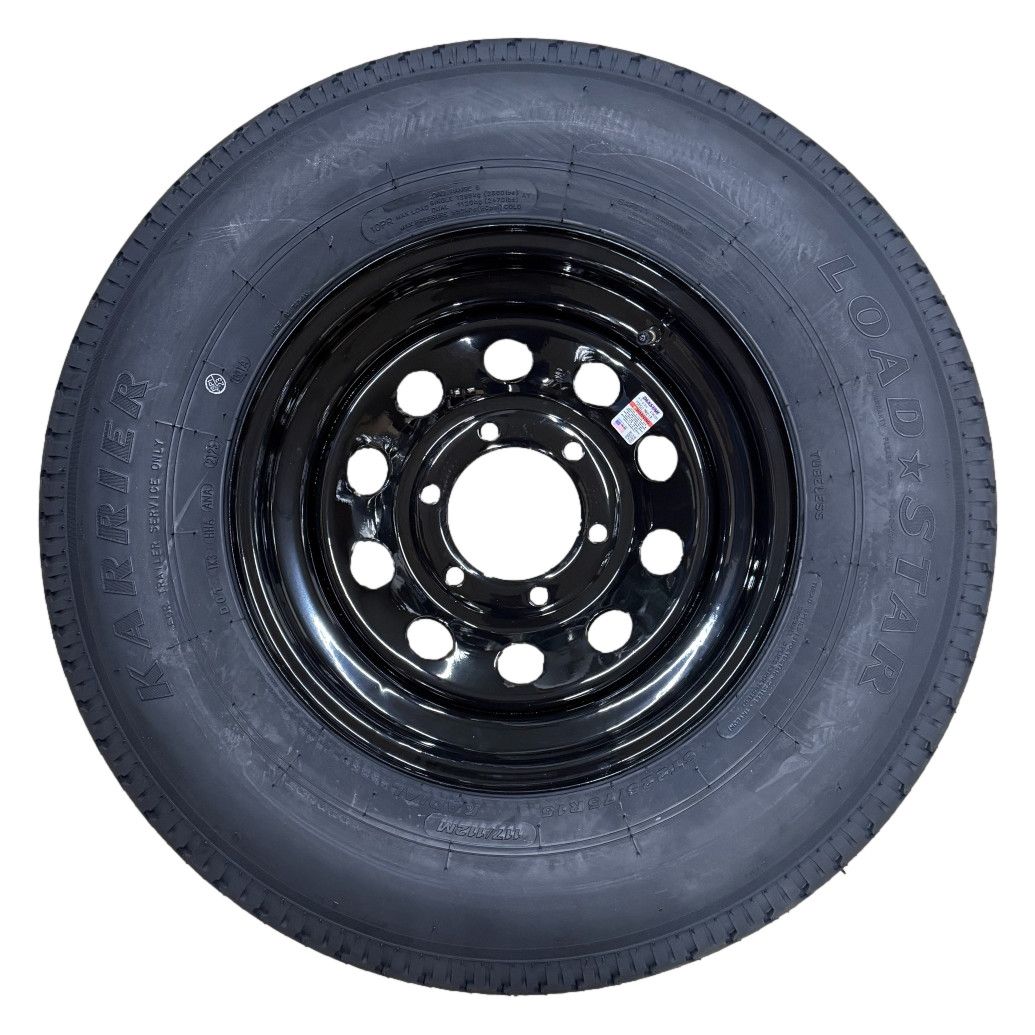 Kenda Loadstar | ST205/75R15 | Trailer Tire | Black Mod | Load Range D | 5 on 4.5" Bolt Pattern