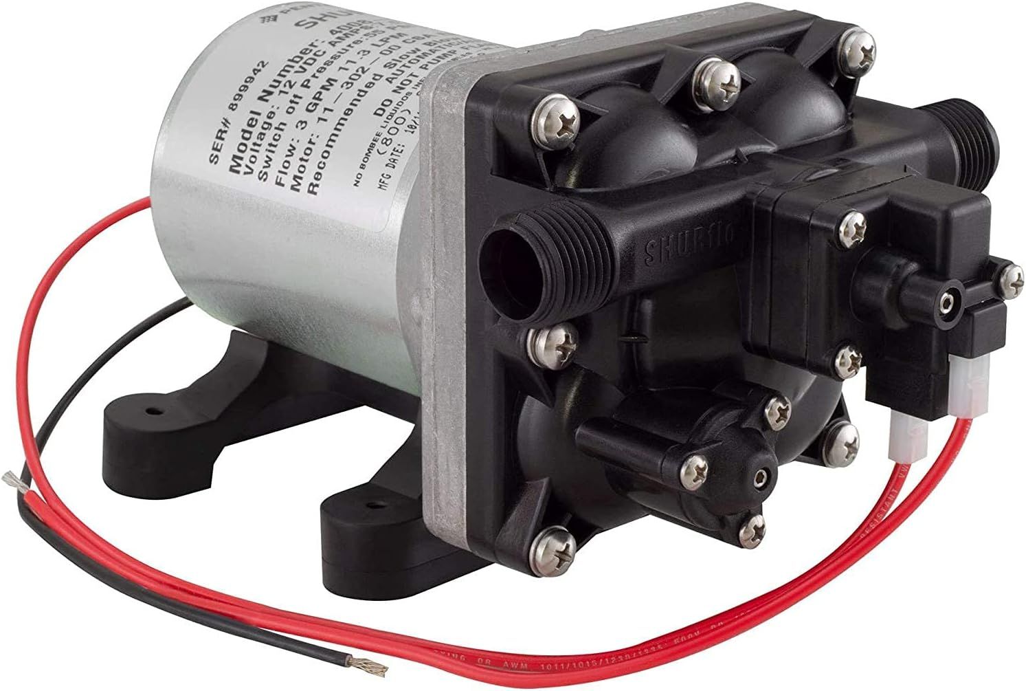 Shurflo Revolution 12V 3.0 GPM RV Fresh Water Pump (4008-101-A65) *No Warranty*