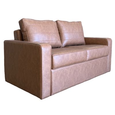 64&quot; Tri-Fold Couch Stout Clay