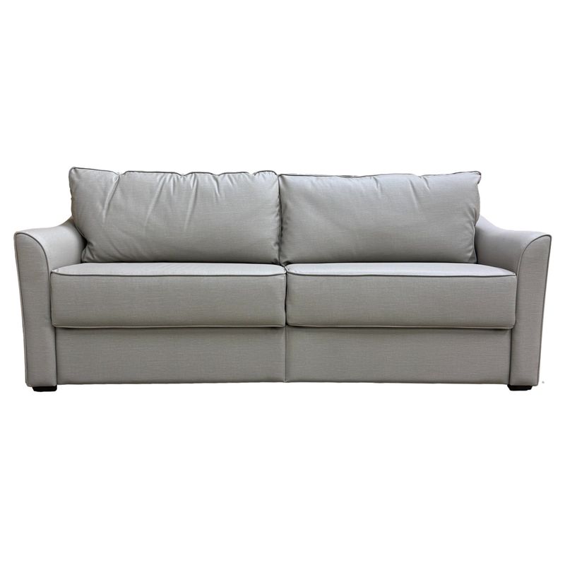 87" Tri-Fold Couch Stone Gray