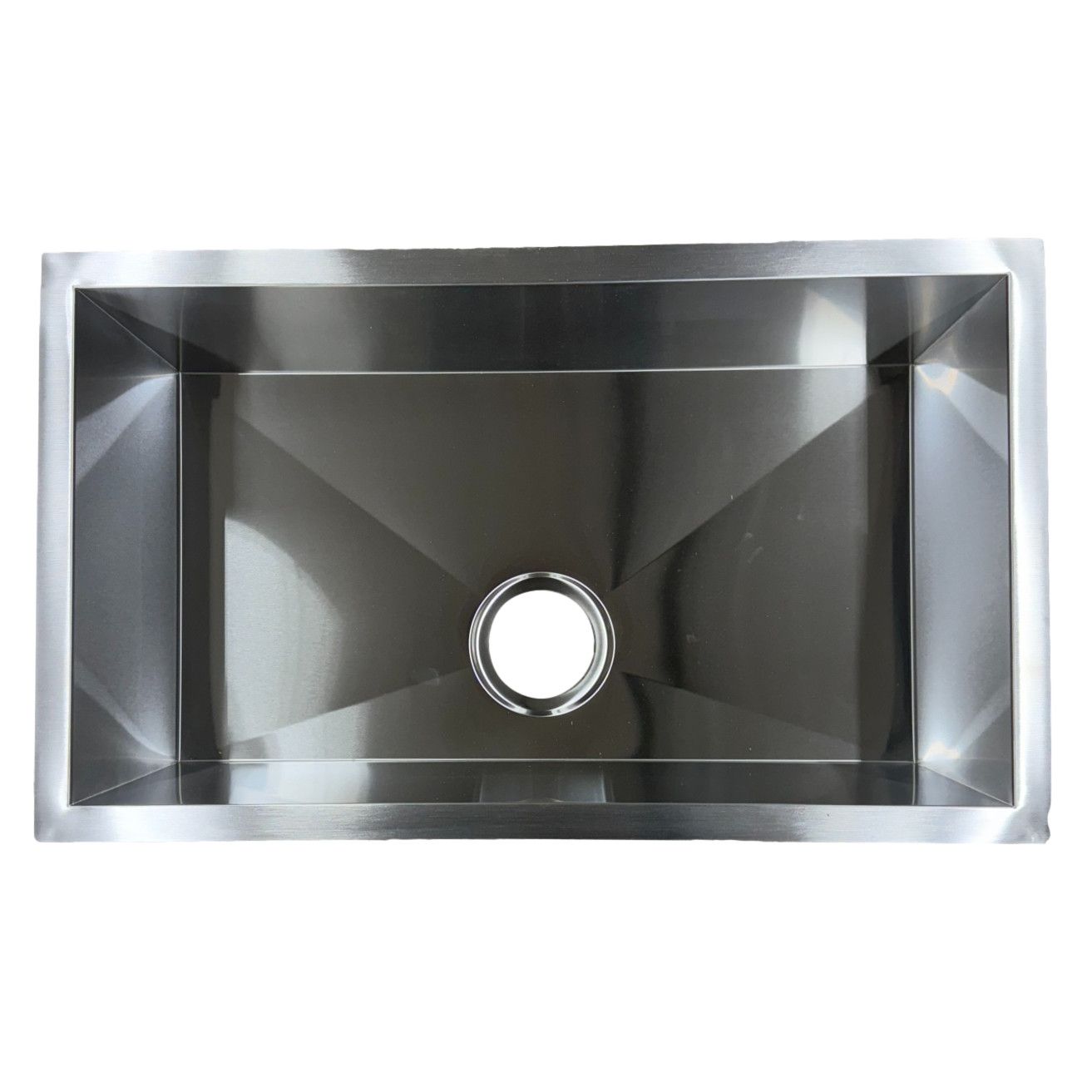 Kitchen Single Bowl Sink | 27&quot; L x 17&quot; W x 7&quot; D | Stainless Steel