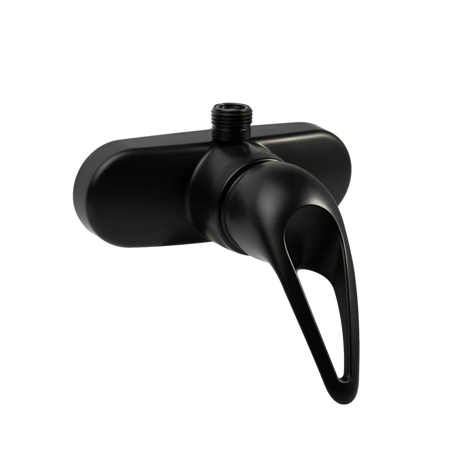 Dura Faucet Single Lever RV Shower Faucet | Matte Black | SA150-MB