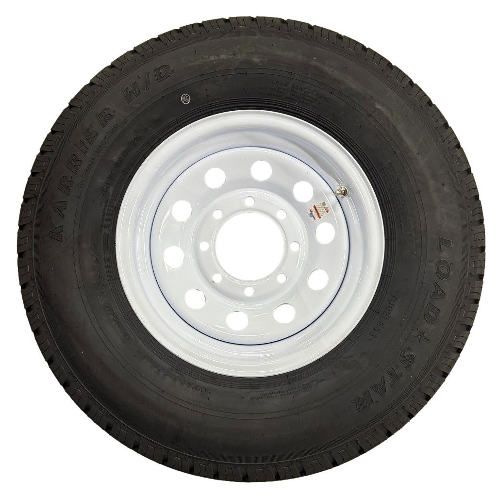 Kenda Load Star | ST235/85R16 | Trailer Tire | White Mod | Load Range F | 8 on 6.5" Bolt Pattern