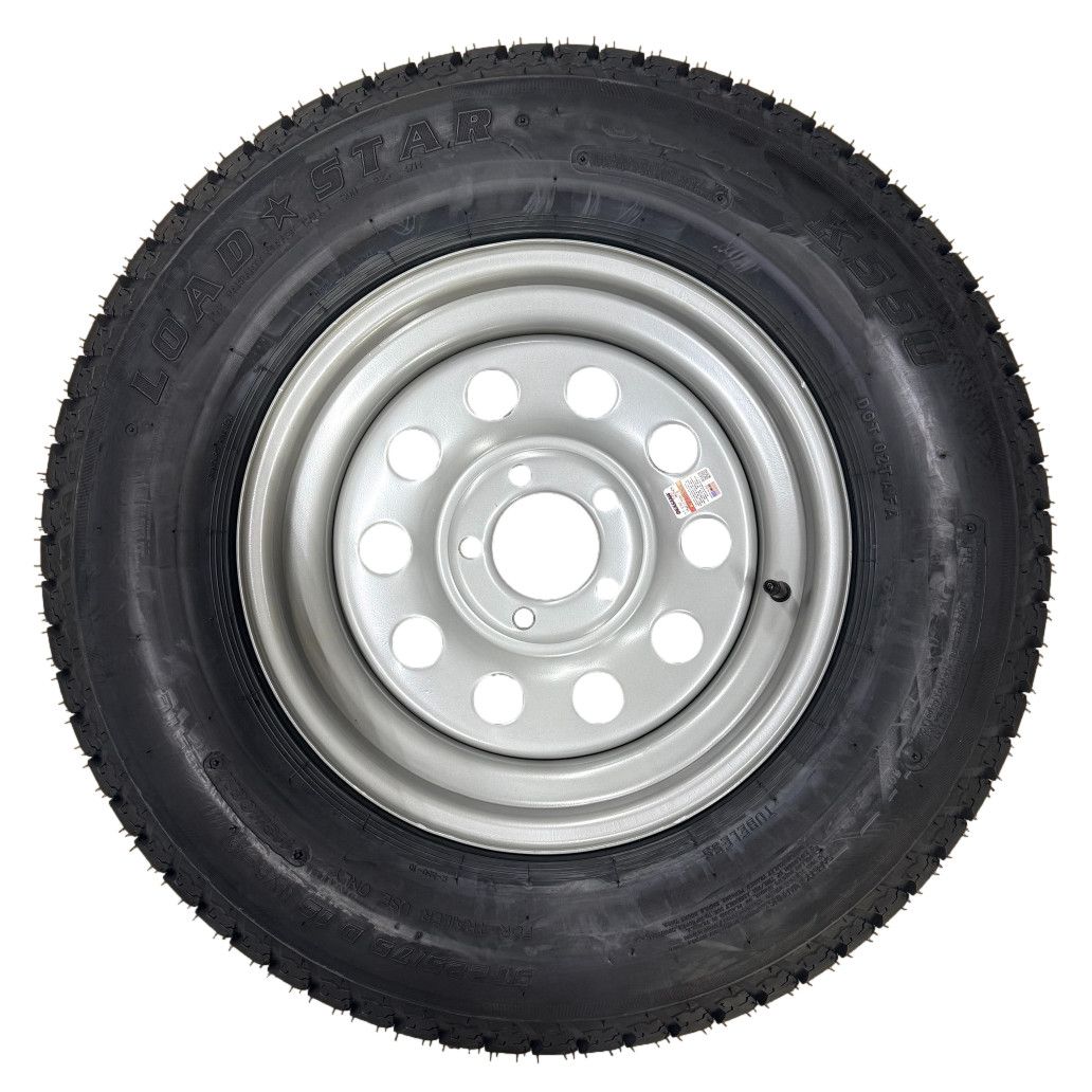 Kenda Load Star | ST225/75D15 | Trailer Tire | Silver Mod | Load Range D | 5 on 4.5" Bolt Pattern