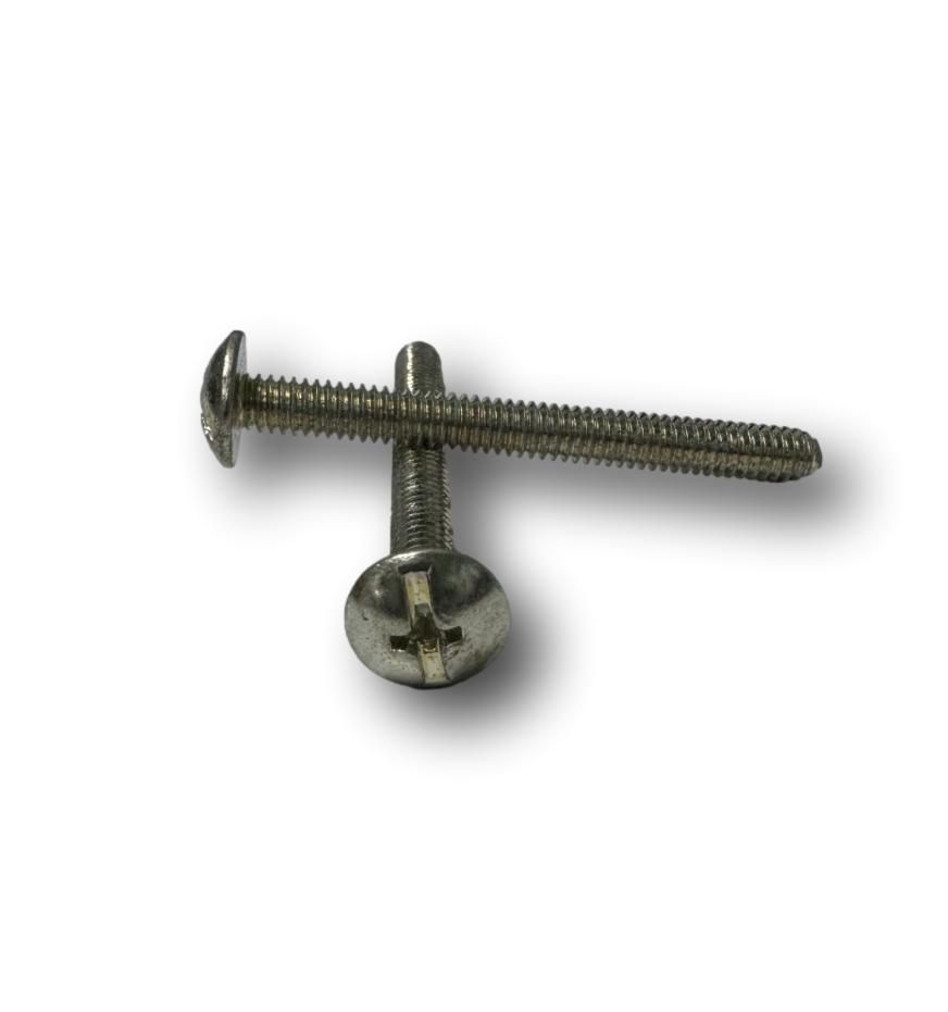 #8-32 x 1-5/8&quot; Phillips Truss-Head Machine Screw | Zinc Plated | Full Thread (1lb Bag) (4011891)