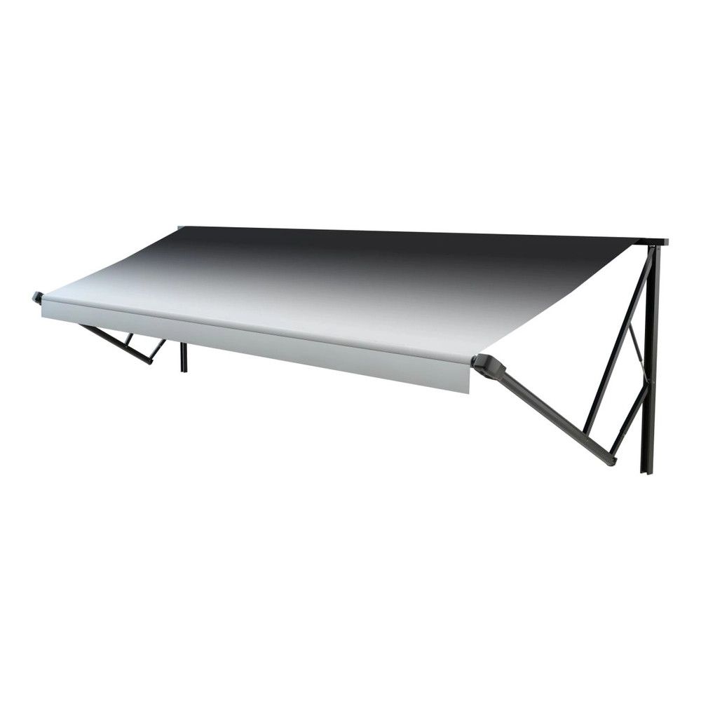 18&#39; New Surplus | Solera Power Patio Awning &amp; Arm Set | Black Fade