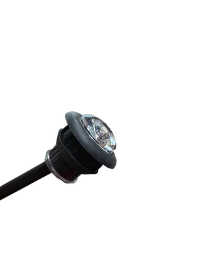 3/4" Waterproof LED Mini Clear Lens Red Diode (S34-RC00-1)