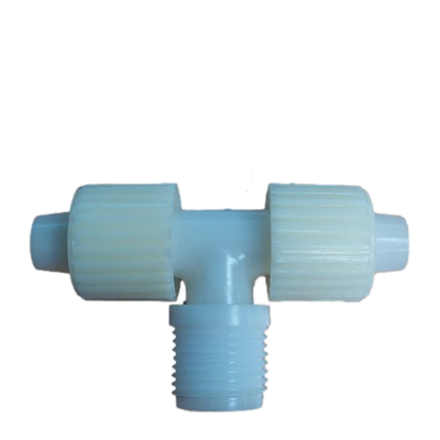 1/2" Push x 1/2" MPT x 1/2" MPT Tee Fitting