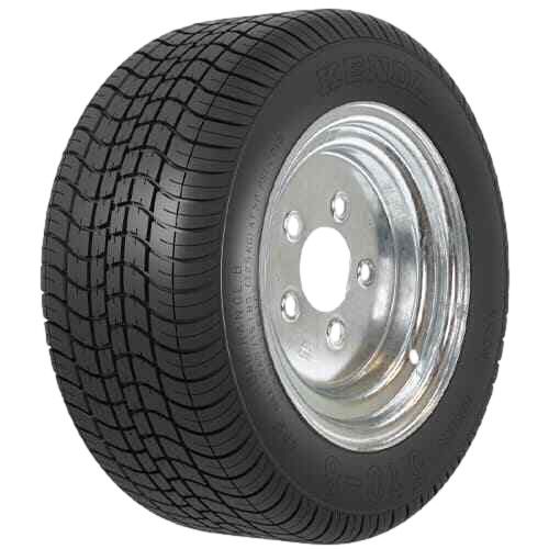 Kenda Loadstar | ST205/65-10 | Trailer Tire | Galvanized | Load Range E | 5 on 4.5" Bolt Pattern