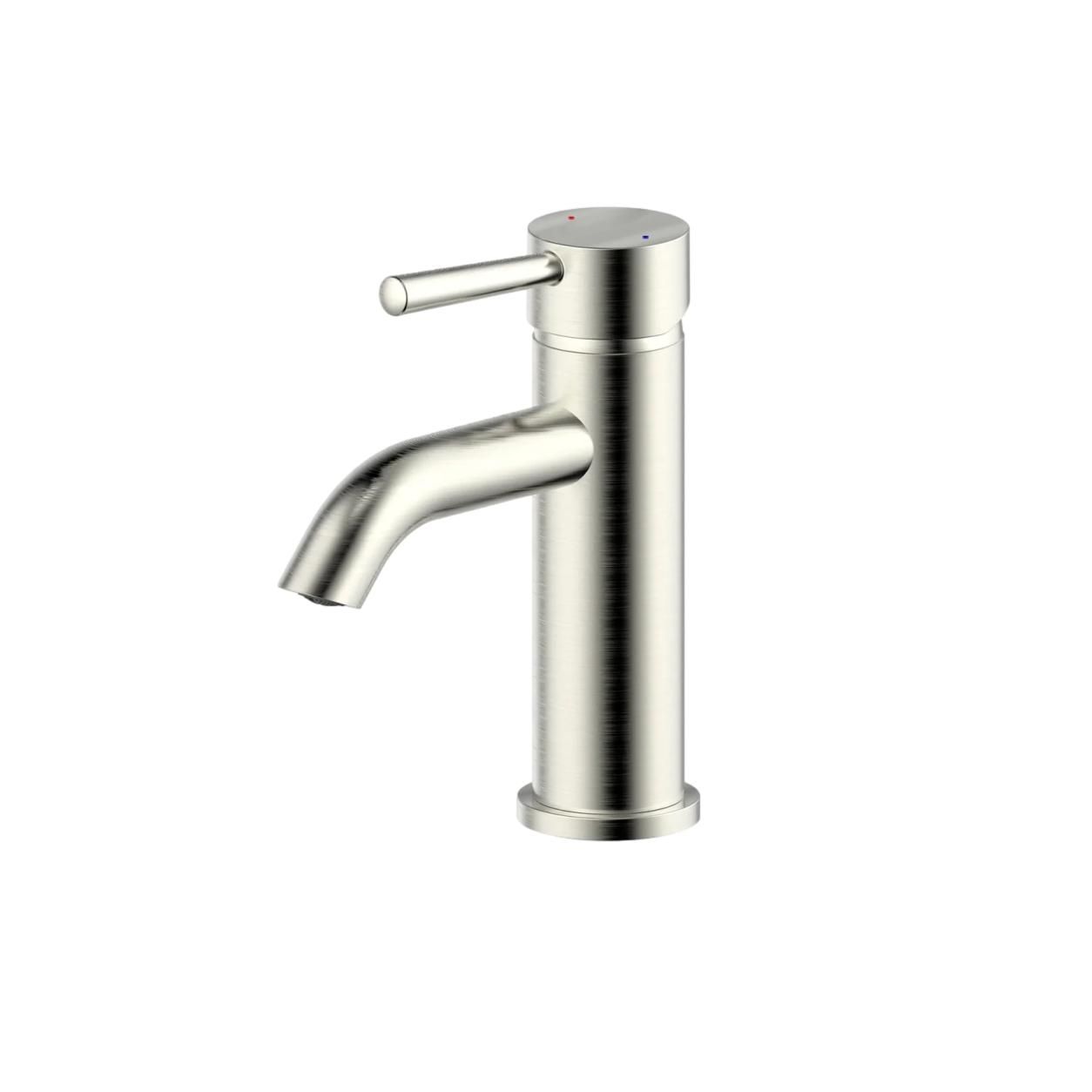 Single Handle Lavatory Faucet | Brushed Nickel Finish