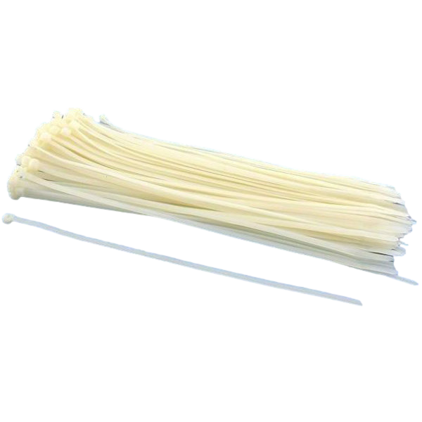 12" Cable Tie (Natural) 100Pc