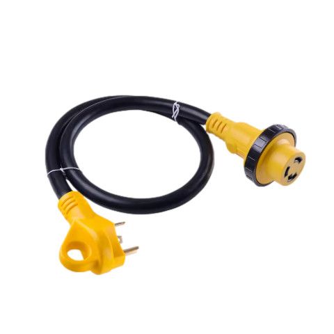 (TEC3030H) 30 Amp RV Extension Cord 30 ft | Twist-Lock Connector with Grip Handle | 10/3 STW