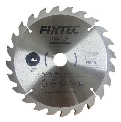 6.5" TCT Saw Blade For Wood (Super Thin) (FCSB116524)