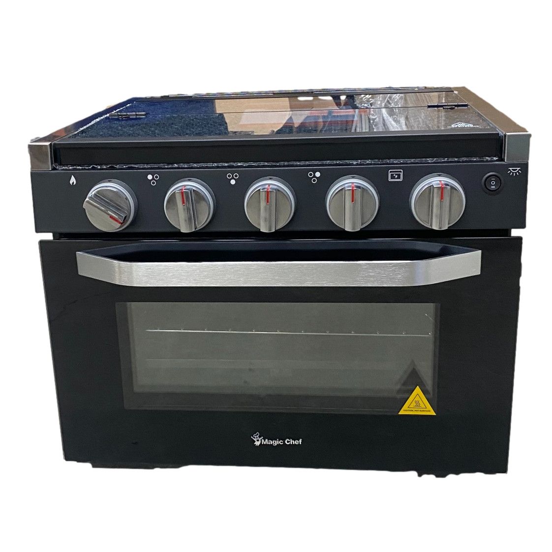 Magic Chef 17 Inch 3 Burner Built-In Range Oven (MCFR17TTB2)