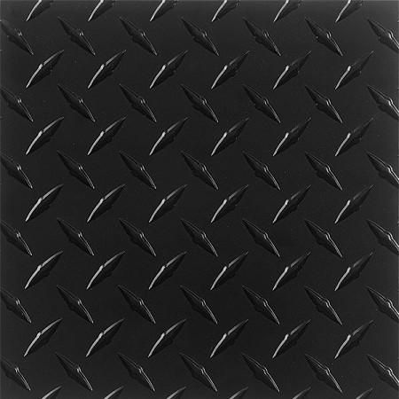 Rugged Trail Diamond Plate Rubber Flooring | 8'2" Wide | Black | Ideal for RVs, Trailers, Garages, Gyms, and Toy Haulers – Multiple Sizes Available, Size: By the Foot