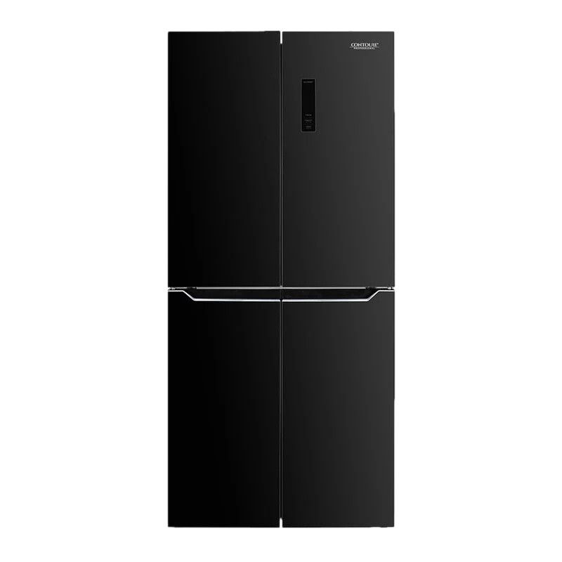 CONTOURE Deluxe 15.5 Cu. Ft. Frost-Free 4-Door Refrigerator Black (R-1540GBK) New Surplus - No Manufacturer Warranty