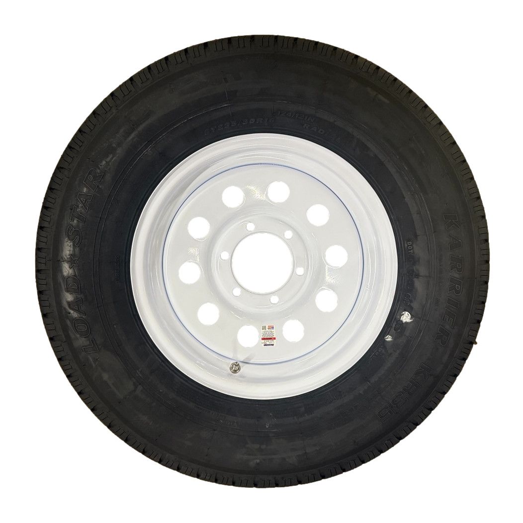 Kenda Loadstar | ST235/80R16 | Trailer Tire | White Mod | Load Range E | 6 on 5.5" Bolt Pattern