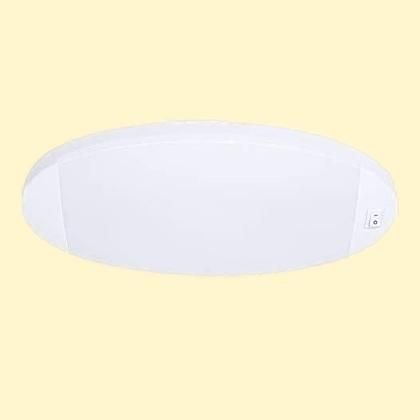 Facon 9-1/4" Oval 12V LED RV Ceiling Light with Switch (DDS01-608)