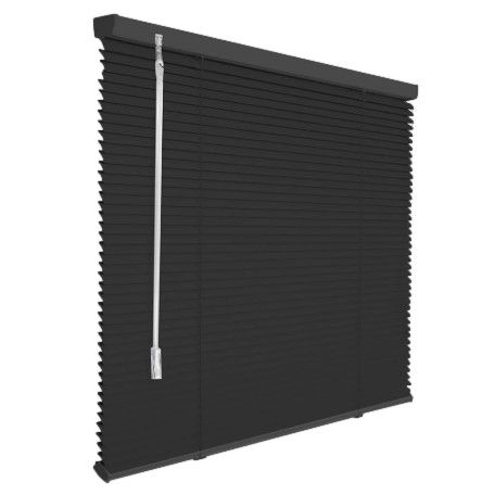 1" Aluminum Blind 50" W x 24" H Black