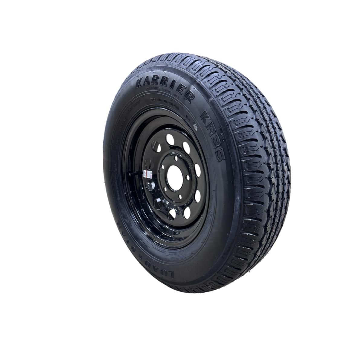 Kenda Loadstar| ST205/75R15 | Trailer Tire | Black Mod | Load Range D | 5 on 5" Bolt Pattern