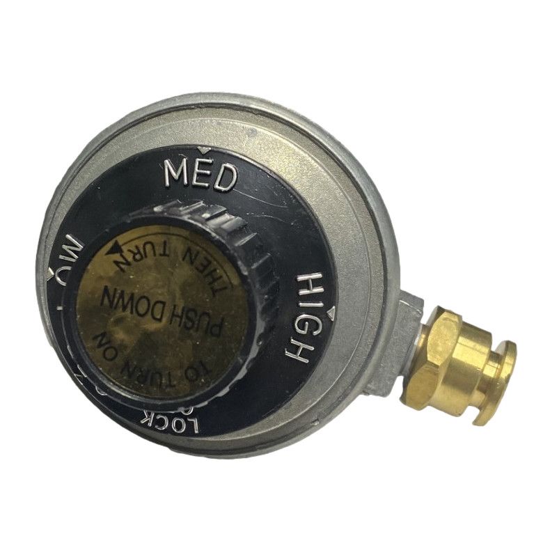 Hosun R100 D-0203 Fuel Regulator for Weber BBQ Grills - Propane Gas Valve Replacement