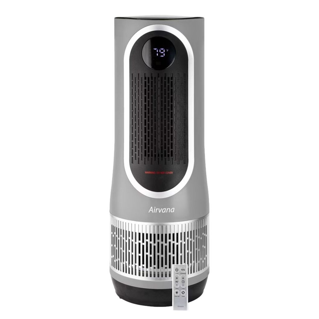 Airvana 3-in-1 Heater, Fan &amp; Air Purifier | All-Season Comfort &amp; Clean Air | Graphite | AV540APHTR-GRA