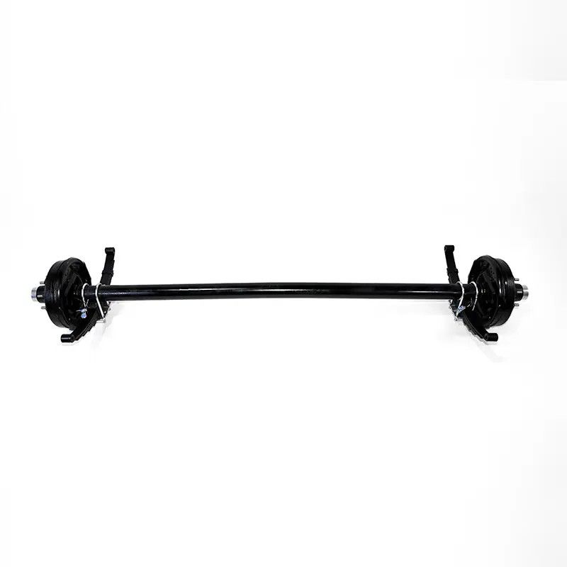 Lippert 7000# Straight Brake Axle | Underslung Springs | 8 Lug on 6.5" Bolt Pattern | 60" Hubface 46" Spring Center