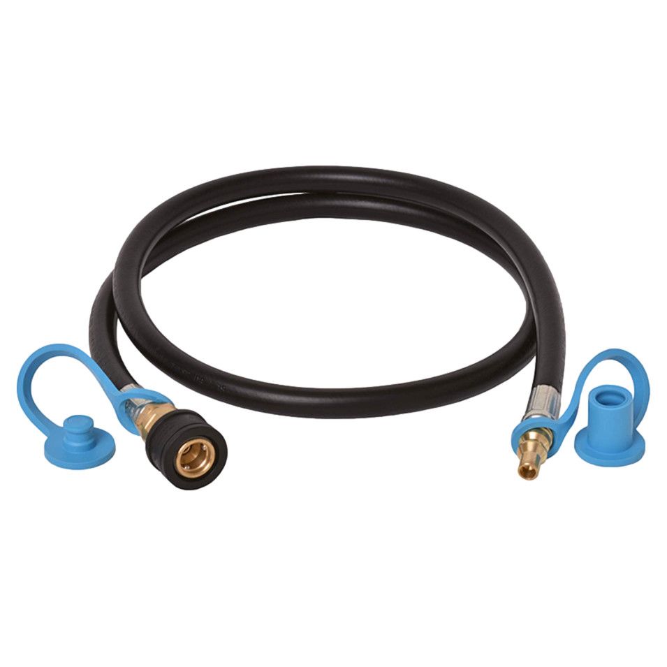72″ Dual Quick Connect LP Gas Hose for RVs, Vans &amp; Trailers | 1/4″ Propane Only | 100395-72