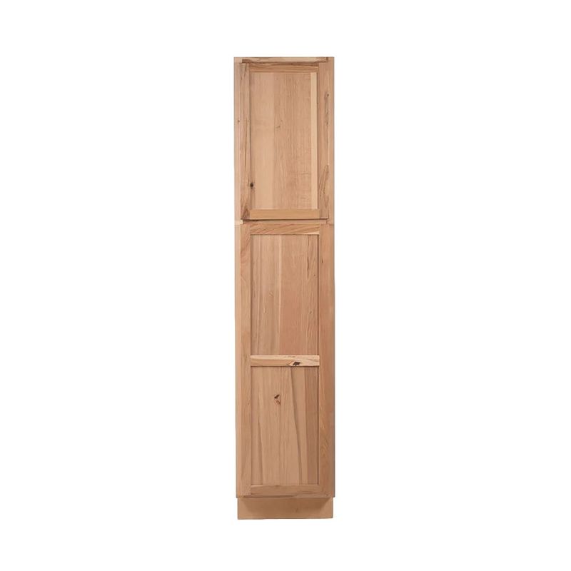 Tall Boy Pantry Cabinet 24" W x 90" H x 24" D Left Hand - Raw Hickory